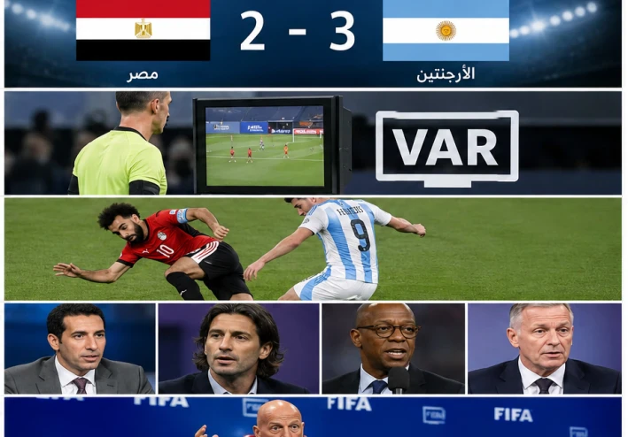 الظلم التحكيمي في مباراة مصر والأرجنتين.. هل كَالَ الفار بمكيالين؟