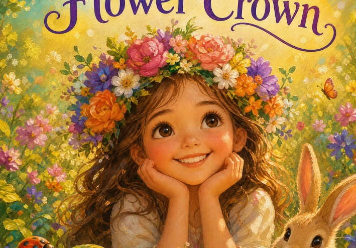 The Girl with the Flower Crown