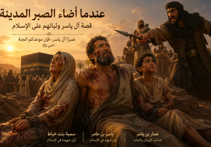 عندما أضاء الصبرُ المدينة… قصة آل ياسر وثباتهم على الإسلام
