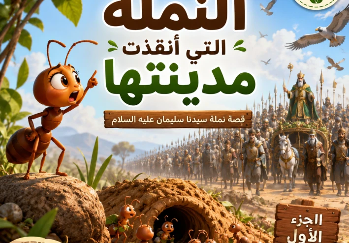 النملة التي أنقذت مدينتها (الجزء الأول) | عندما اقترب جيش سيدنا سليمان عليه السلام