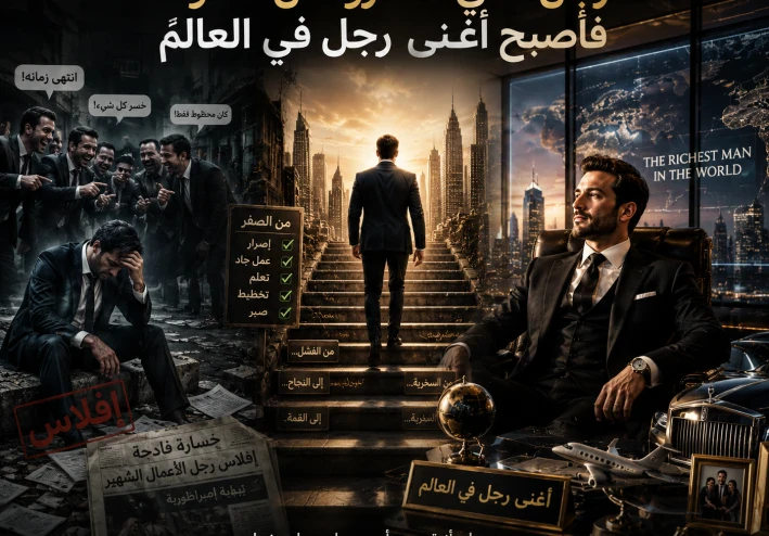 الرجل الذي سخروا من سقوطه... فأصبح أغنى رجل في العالم