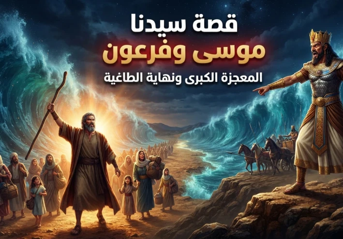 قصة سيدنا موسى مع فرعون كاملة | أعظم معجزات موسى عليه السلام والدروس المستفادة