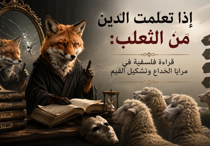 إذا تعلمت الدين من الثعلب: قراءة فلسفية في مرايا الخداع وتشكيل القيم