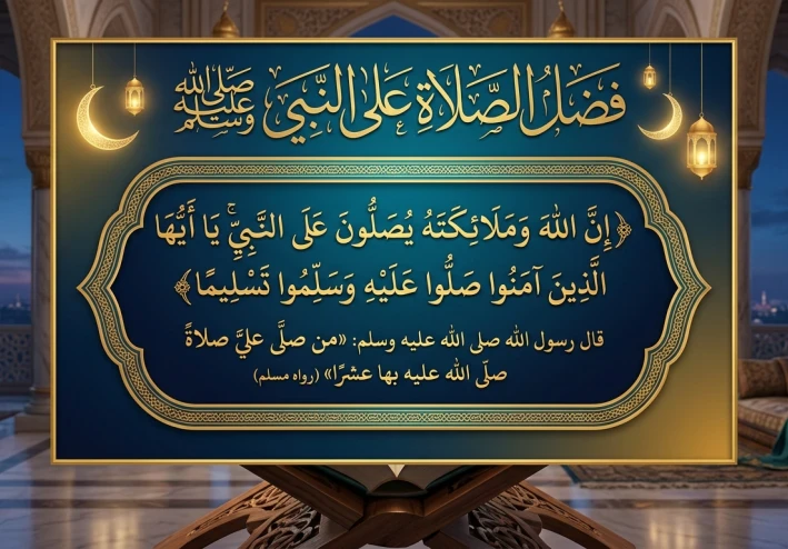 فضل الصلاة على النبي صلى الله عليه وسلم وأثرها في حياة المسلم