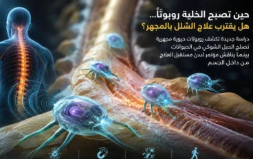 ثورة مجهرية: حين تصبح الخلايا روبوتات وتُعيد الأمل للمصابين بالشلل