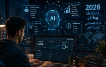كيف تحقق دخلًا مستدامًا من الإنترنت بالاعتماد على الذكاء الاصطناعي في 2026
