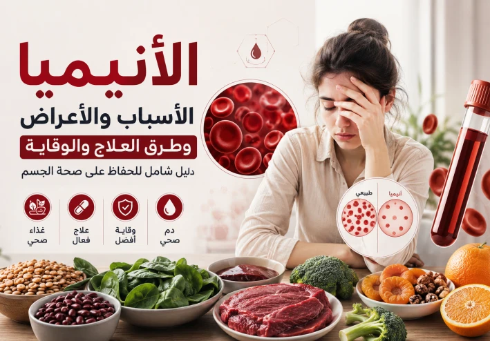 الأنيميا: الأسباب والأعراض وطرق العلاج والوقاية للحفاظ على صحة الجسم