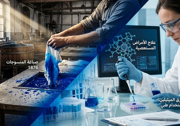 أزرق الميثيلين: كيف تحولت صبغة الأقمشة إلى أمل لعلاج الأمراض المستعصية؟