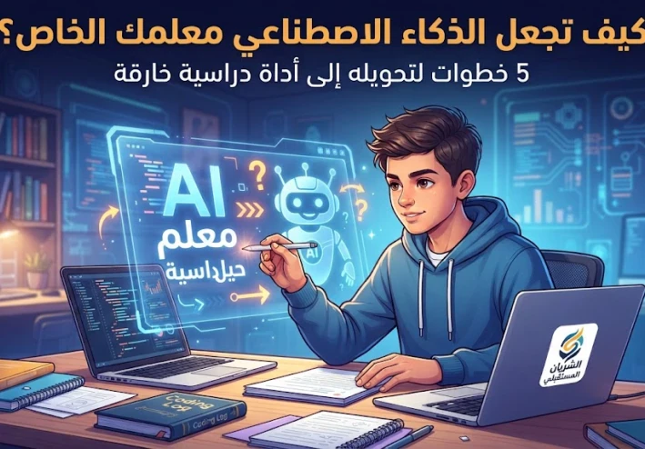 كيف تجعل الذكاء الاصطناعي معلمك الخاص؟ 5 خطوات لتحويله إلى أداة دراسية خارقة