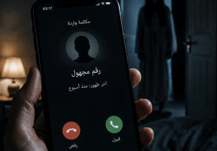 آخر مكالمة من الرقم المجهول