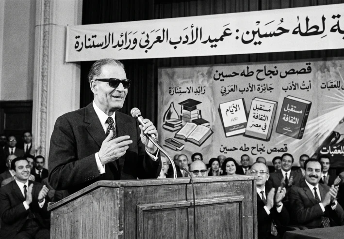 قاهر الظلام:كيف تحول طه حسين من طفل بسيط الى عميد الأدب العربي؟