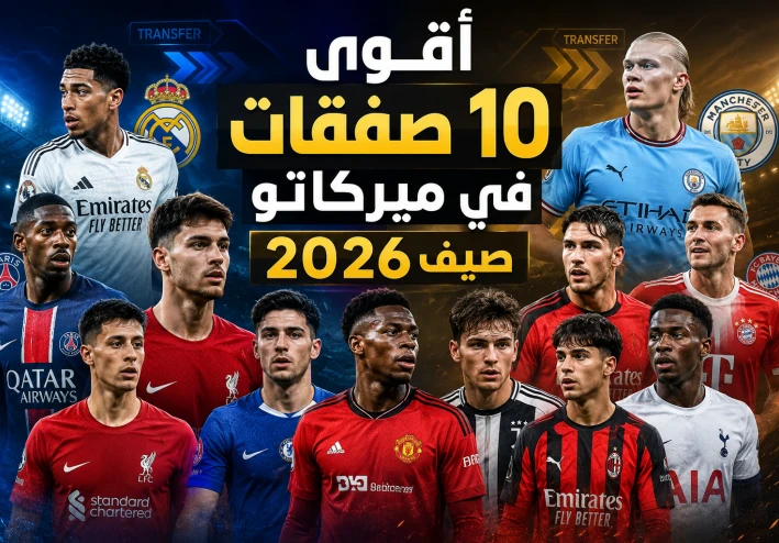 ميركاتو صيف 2026: أفضل 10 صفقات غيّرت موازين القوى في أوروبا