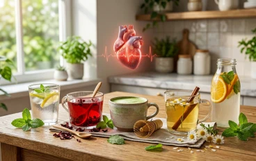 5 مشروبات طبيعية قد تساعد في الحفاظ على معدل ضربات قلب صحي