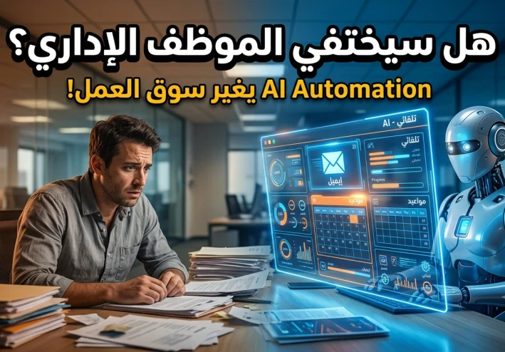 هل سيختفي الموظف الإداري مع انتشار AI Automation؟