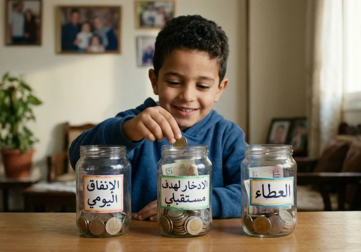خارج حدود الادخار التقليدي: 3 أسرار نفسية لتبسيط "الذكاء المالي" لطفلكِ
