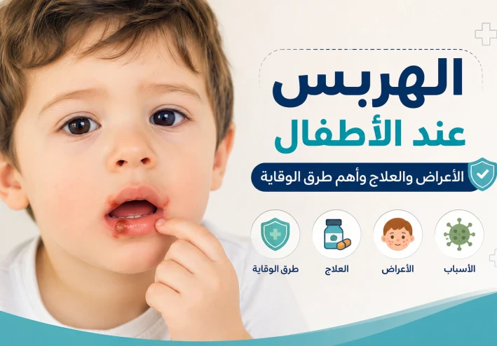 الهربس عند الأطفال: الأعراض، الأسباب، طرق العلاج والوقاية.. دليل شامل لكل أم.