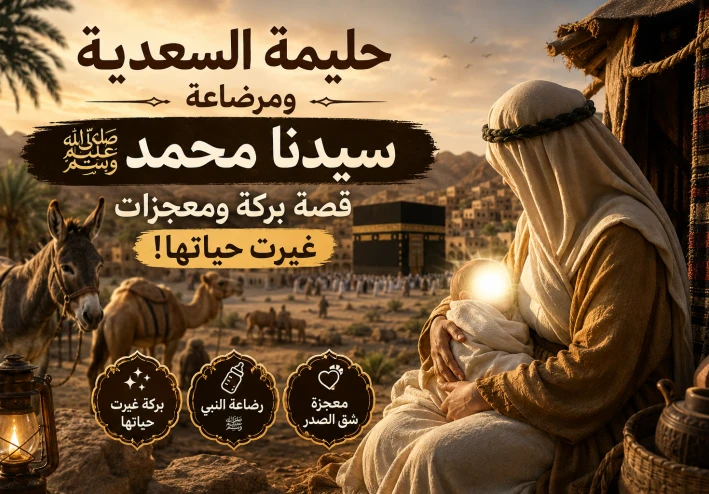 حليمة السعدية ورضاعة سيدنا محمد ﷺ.. كيف غيَّرت بركة النبي حياتها؟