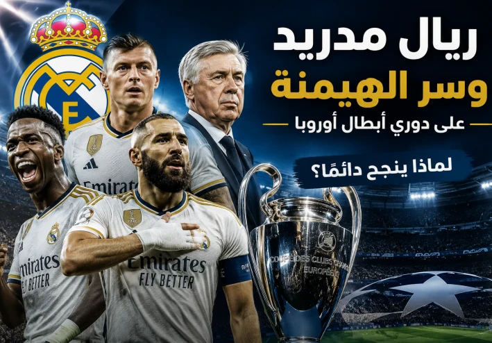 "السر الحقيقي وراء هيمنة ريال مدريد على دوري أبطال أوروبا.. ليس الحظ كما يعتقد البعض!"