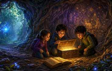 لغز الغابة اللامع .