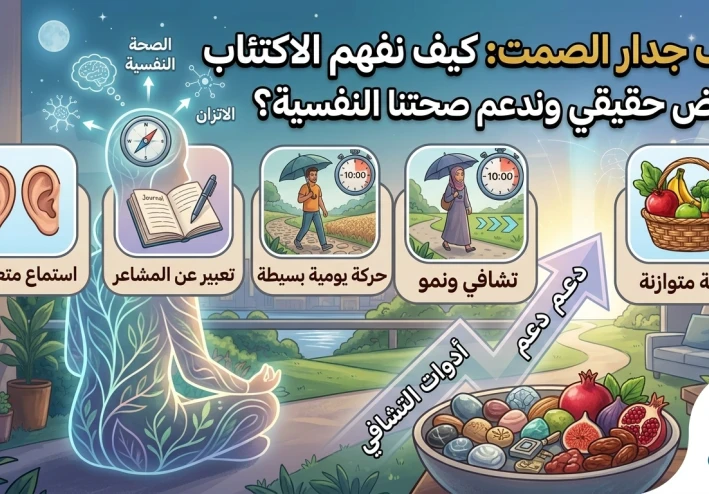 خلف جدار الصمت: كيف نفهم الاكتئاب كمرض حقيقي وندعم صحتنا النفسية؟