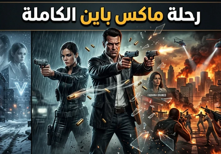 قصة Max Payne كاملة | رحلة الانتقام التي غيّرت تاريخ ألعاب الأكشن (الجزء الأول إلى الثالث)