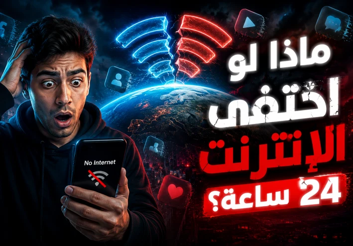 ماذا سيحدث لو اختفى الإنترنت لمدة 24 ساعة؟ سيناريو قد يغيّر العالم بالكامل