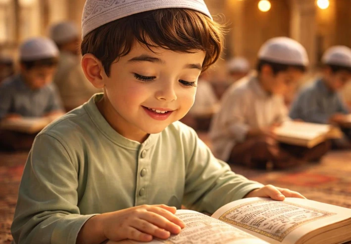 🌙 كيف نحبب أطفالنا في قراءة القرآن والصلاة؟ دليل عملي للآباء والأمهات لتربية جيل يحب الله ورسوله