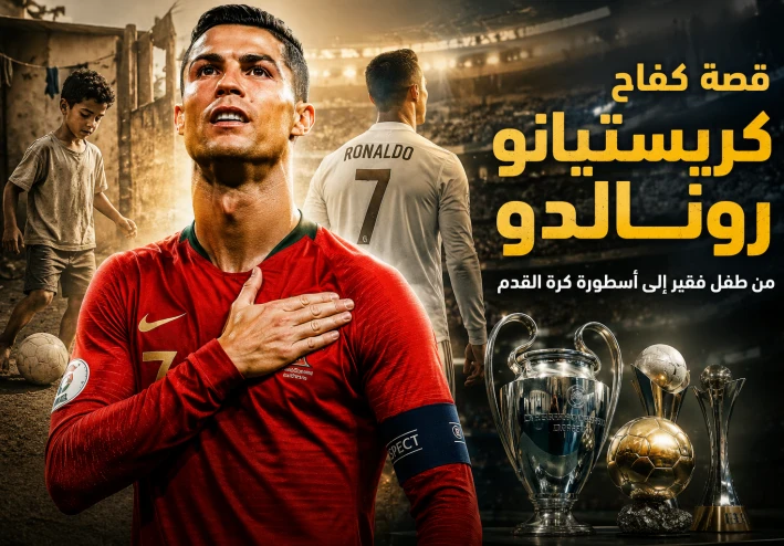 قصة كفاح ونجاح الاسطورة كريستيانو رونالدو