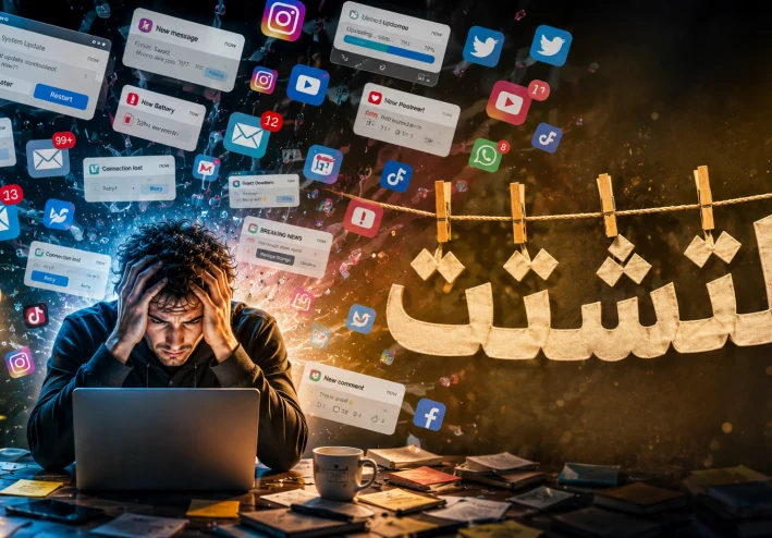 التشتت الذهني وضعف التركيز: لماذا يحدث؟ وكيف تستعيد تركيزك في خطوات عملية؟