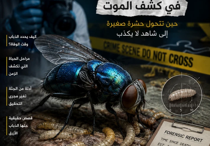 سر الذباب الأزرق في كشف الموت | كيف يساعد الطب الشرعي في تحديد وقت الوفاة؟