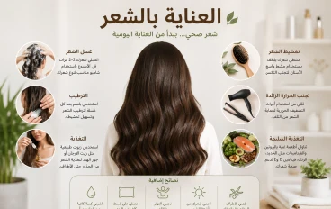 العناية بالشعر الدهني