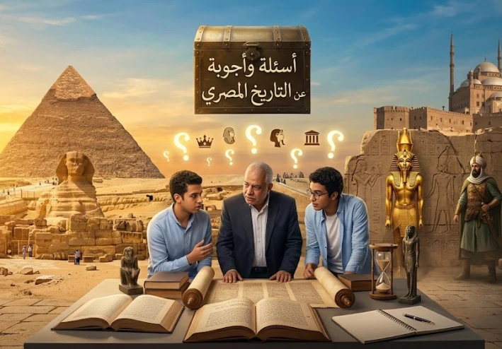 20 سؤال في التاريخ المصري وأجابتها