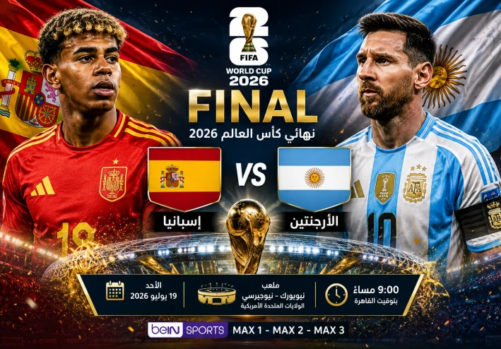 إسبانيا ضد الأرجنتين في نهائي كأس العالم 2026.. صدام العمالقة لحسم لقب المونديال