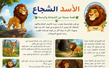 الأسد الشجاع: قصة