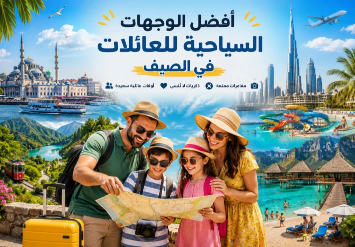 أفضل الوجهات السياحية للعائلات في الصيف 2026