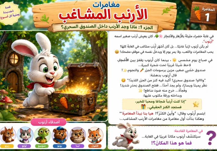 الأرنب المشاغب داخل الصندوق السحري
