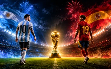 🔥 الأرجنتين ضد إسبانيا.. من يحسم نهائي كأس العالم 2026 ويرفع الكأس الذهبية؟🔥