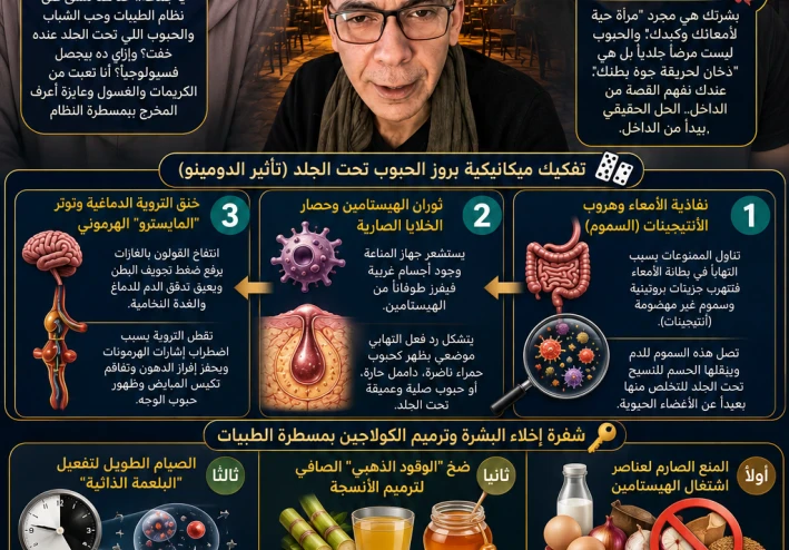 حب الشباب والحبوب تحت الجلد: خطوات العلاج وفق نظام الطيبات