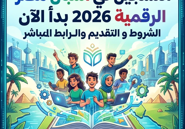 📝 التسجيل في أشبال مصر الرقمية 2026 بدأ الآن.. الشروط الكاملة وخطوات التقديم والرابط الرسمي المباشر