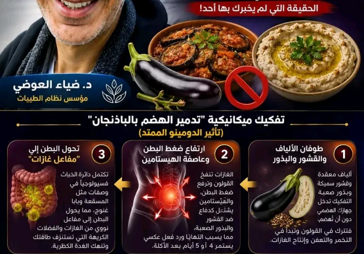 الباذنجان في نظام الطيبات: الأسباب الكاملة لمنعه
