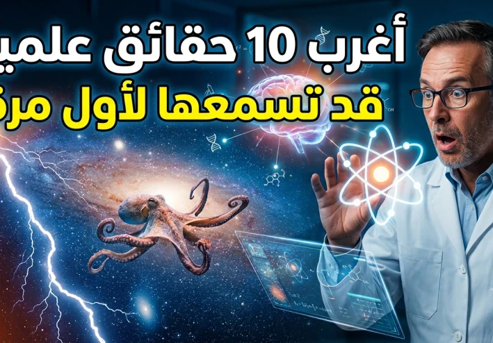 أغرب 10 حقائق علمية قد تسمعها لأول مرة... الحقيقة أغرب من الخيال!