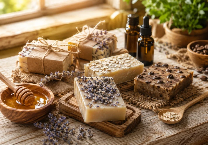 الذهب السائل: دليل تأسيس مشروع صناعة الصابون ومستحضرات التجميل الطبيعية من المنزل
