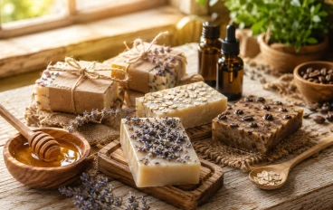 الذهب السائل: دليل تأسيس مشروع صناعة الصابون ومستحضرات التجميل الطبيعية من المنزل