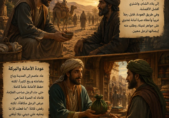 قصة "عاصم" التاجر الأمين