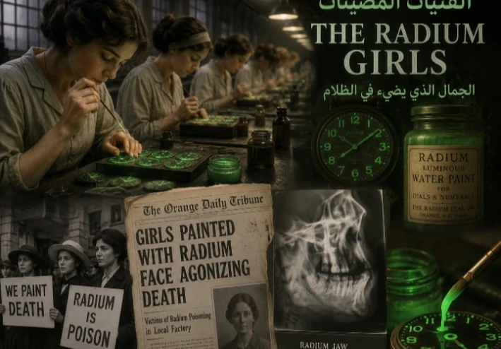الفتيات المضيئات (The Radium Girls): عندما أصبح الجمال الذي يضيء في الظلام... مأساة غيّرت العالم