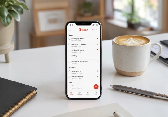 رفيق النجاح اليومي: كيف يساعدك تطبيق "Todoist" في تنظيم مهامك والتخلص من التشتت؟