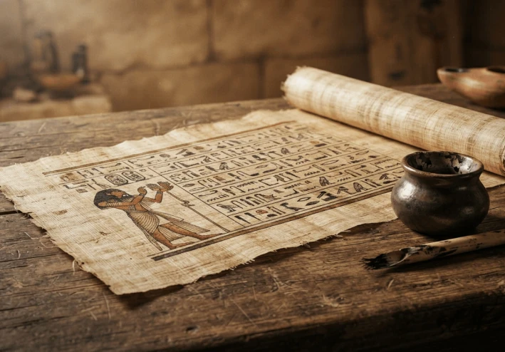 اللغة الديموطيقية: أسرار الكتابة التي غيرت وجه التاريخ المصري! 📜✨