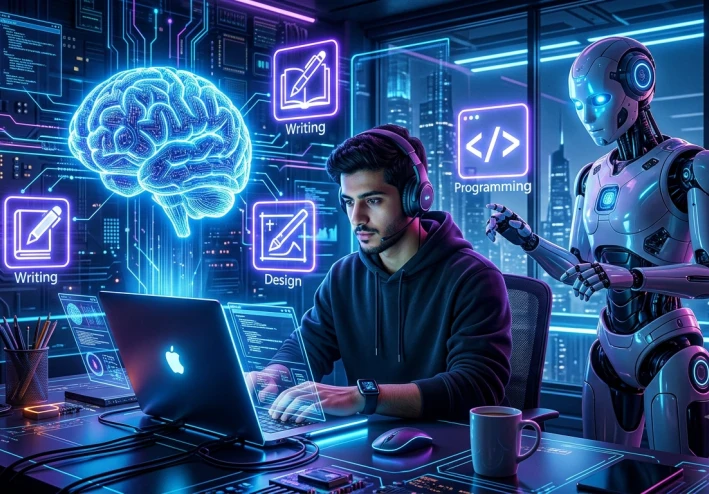 🤖 أفضل 15 أداة ذكاء اصطناعي مجانية في 2026 ستوفر عليك ساعات من العمل والدراسة