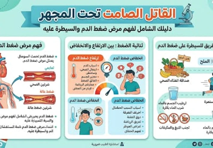 القاتل الصامت: كل ما تحتاج معرفته عن مرض ضغط الدم المرتفع وكيف تحمي نفسك منه