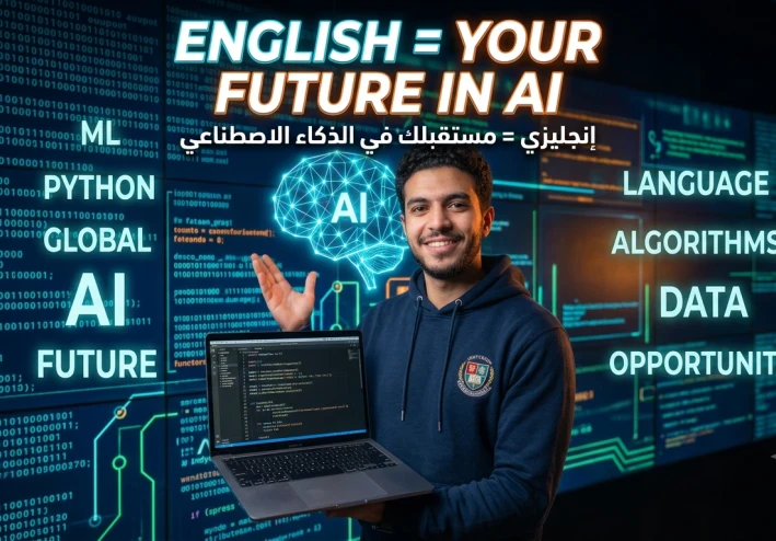 الإنجليزية بعد الثانوية: جواز السفر بتاعك لكلية التكنولوجيا والذكاء الاصطناعي وسوق الشغل